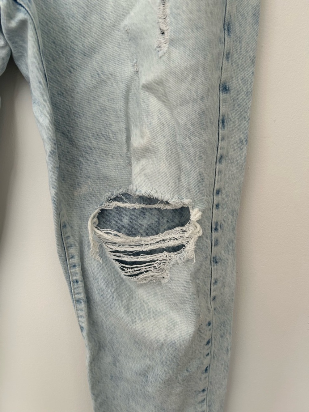 Zara Light Blue Acid Wash Women's Jeans - Picture 5 of 12